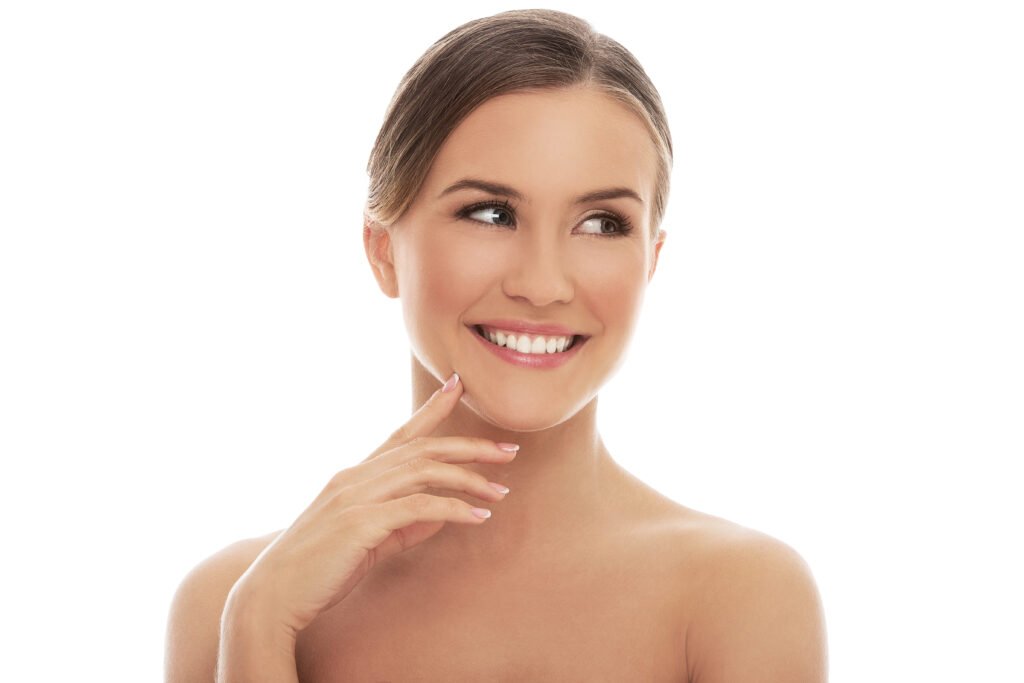 Beautiful girl with perfect skin