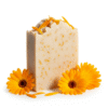 Calendula Soap and its flowers
