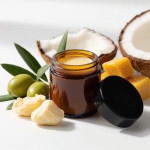 Moisturising Lip Balm with ingredients