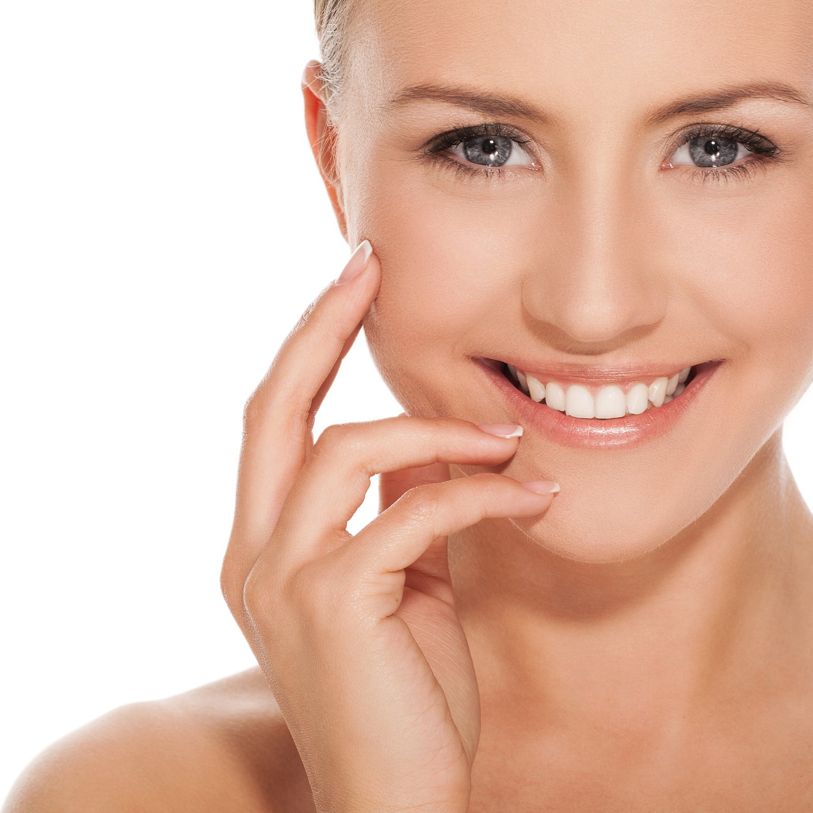 Young, happy Caucasian woman smiling