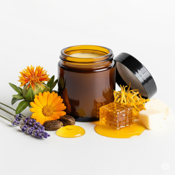 Bio-Mimicking Tallow Facial Balm & ingredients