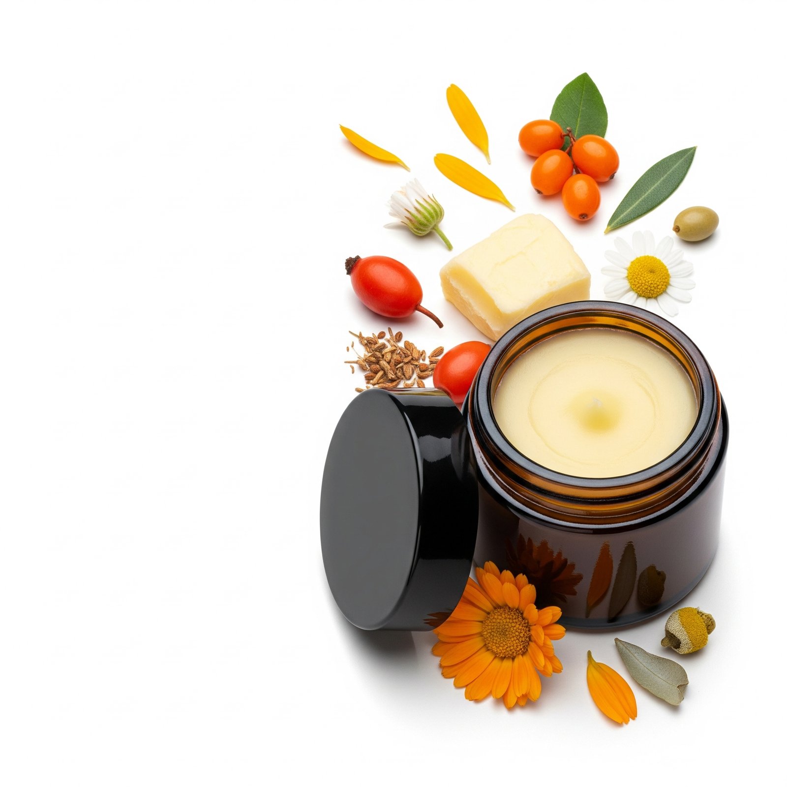 Balm with ingredients