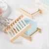 Bamboo Wood Soap Holders and soaps