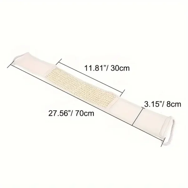Exfoliating Shower Towel measures