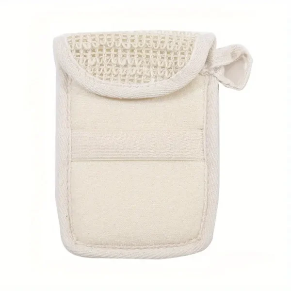 Premium Soap Saver Pouch - Handmade Mesh Foaming beige colour