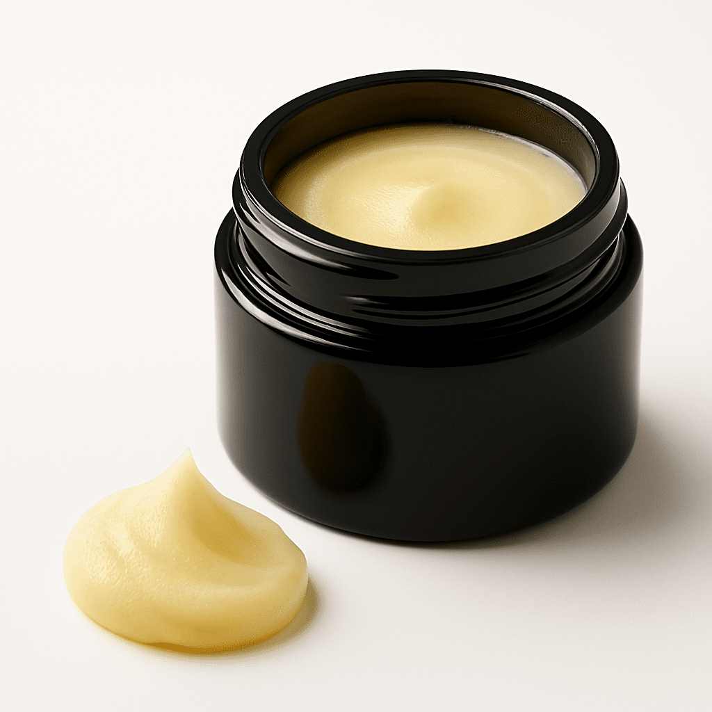 Soft Cleanser balm in a glss jar