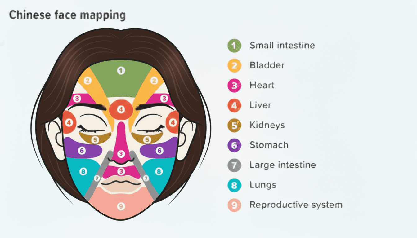 Traditional face mapping system
