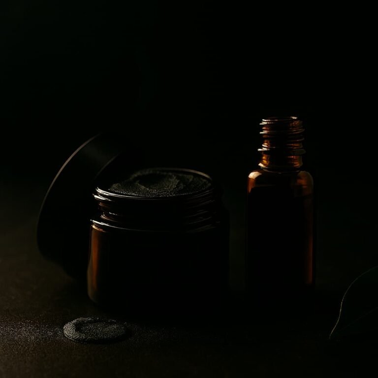 Amber glass containers