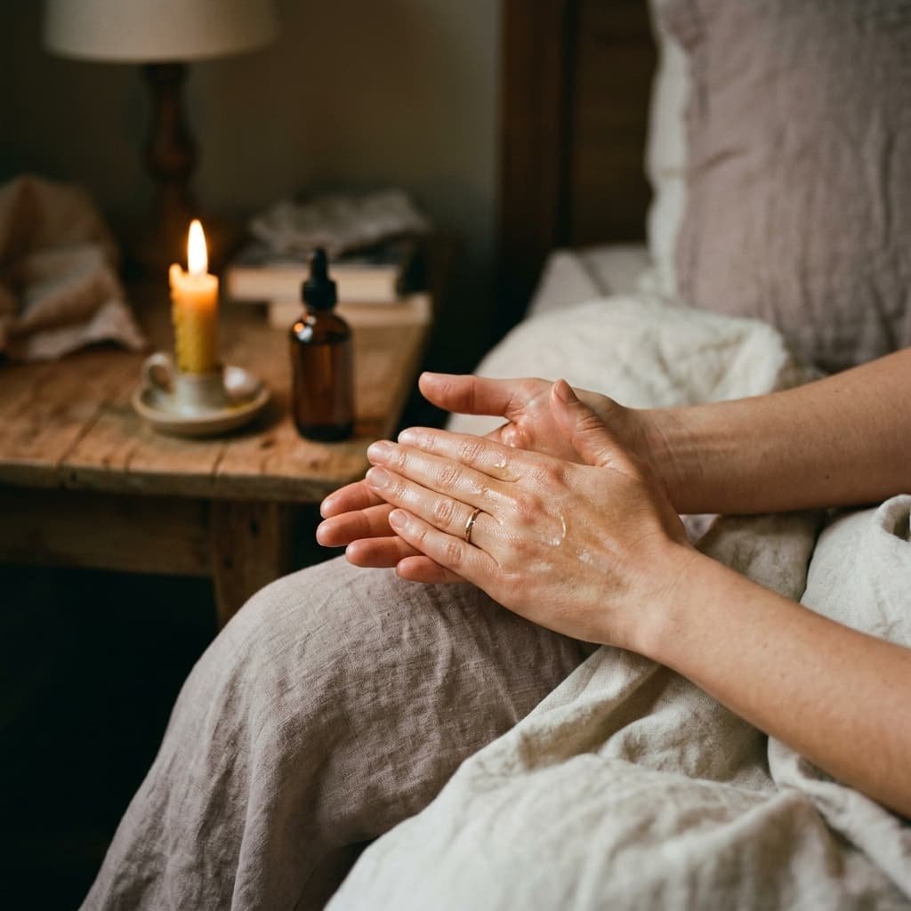 Evening skincare ritual