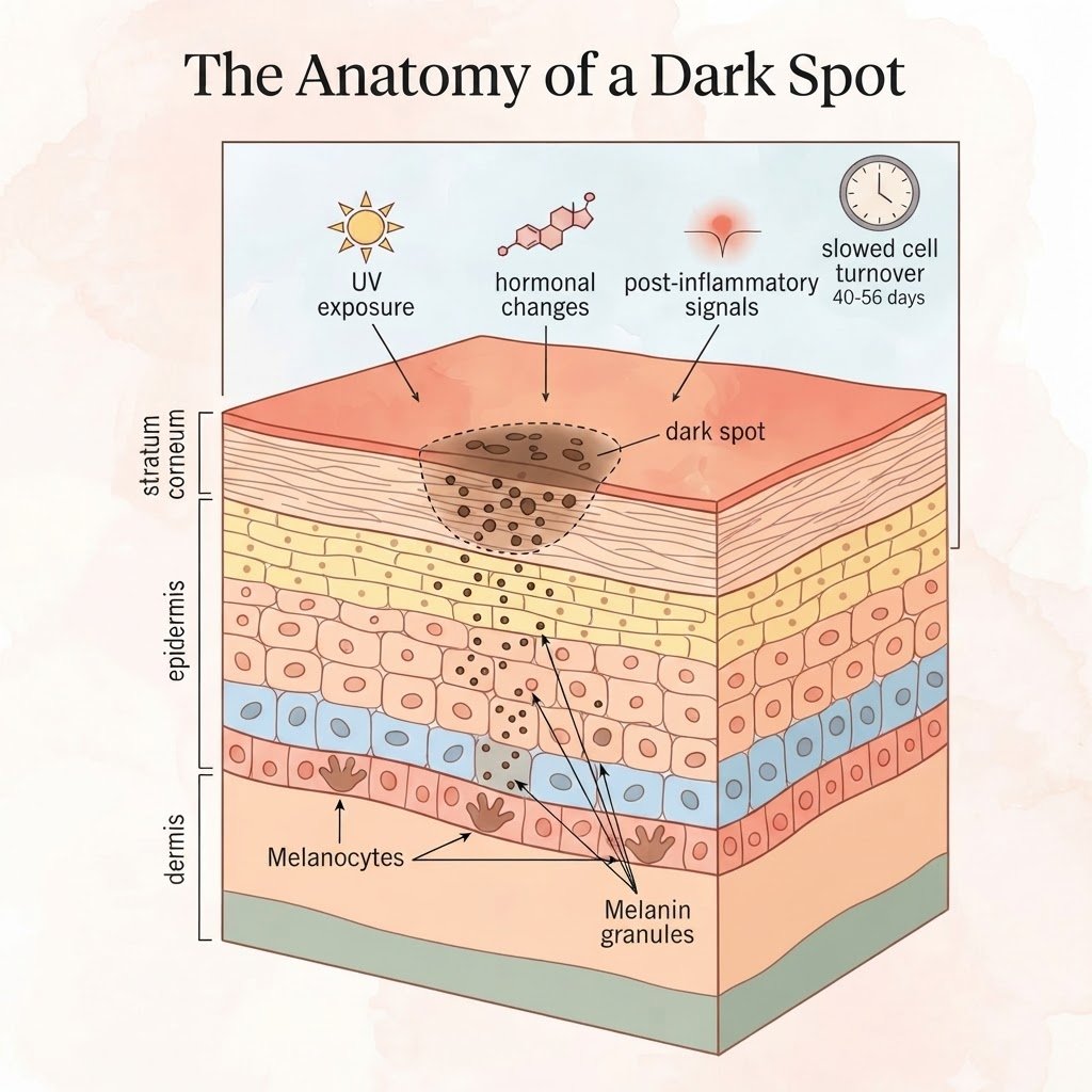 The Anatomy of a dark spot