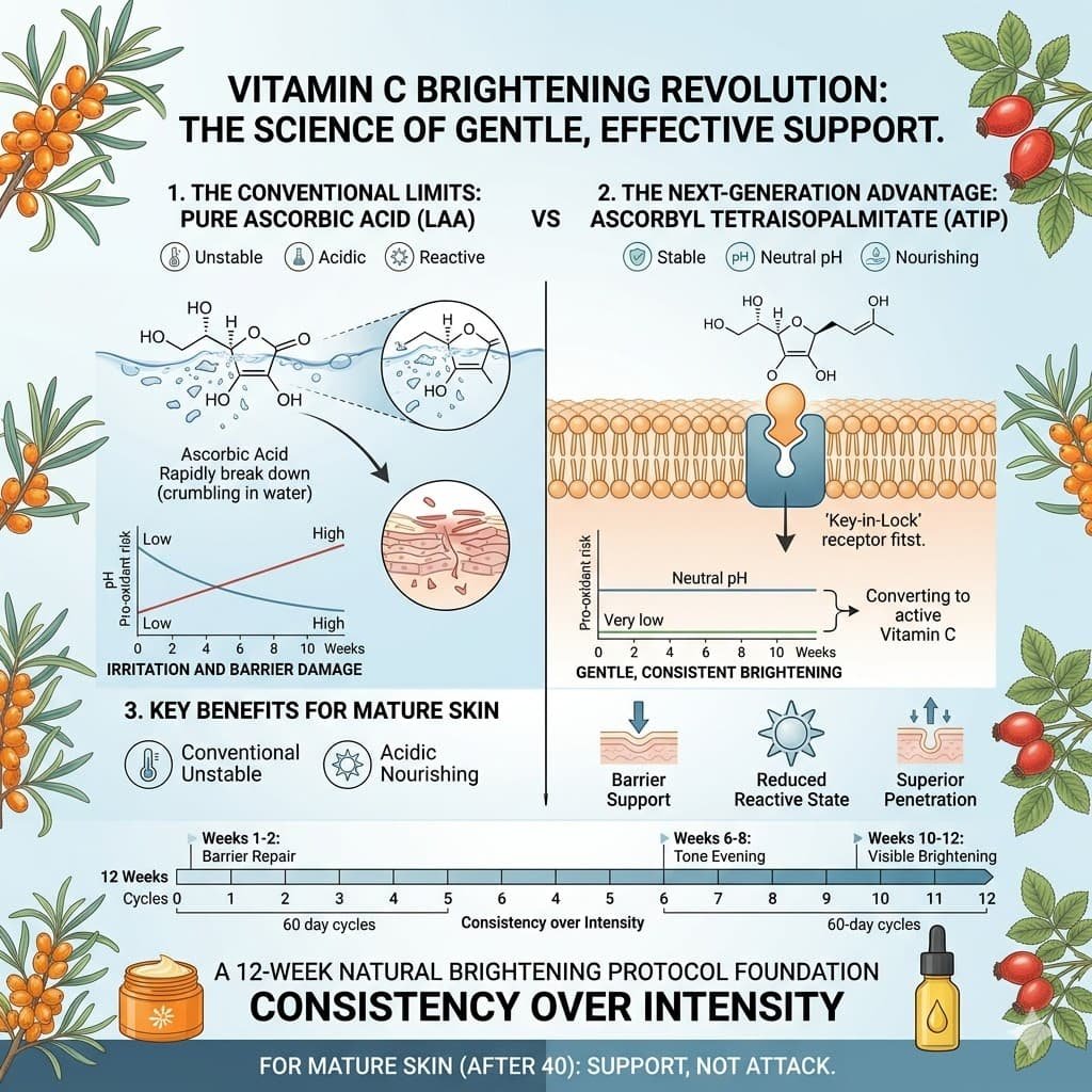 L-Ascorbic Acid vs Ascorbyl Tetraisopalmitate (ATIP)