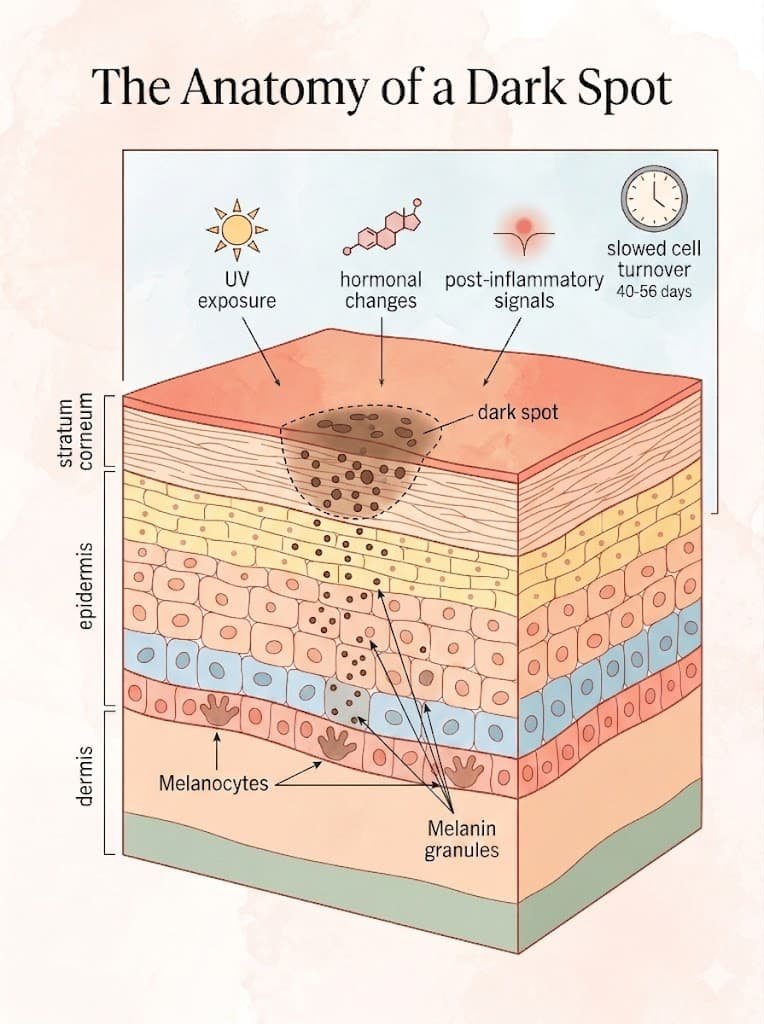The Anatomy of a dark spot